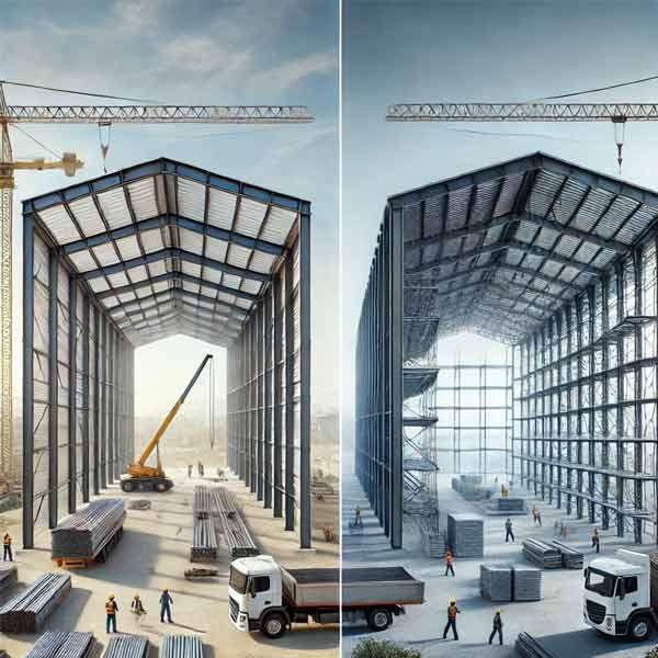 مزایای سوله سبک نسبت به سوله سنگین