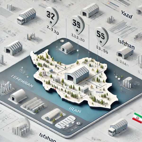 مقایسه هزینه ساخت سوله در شهرهای مختلف ایران